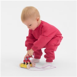 Комбинезон детский MINAKU, рост 56-62 см, малиновый