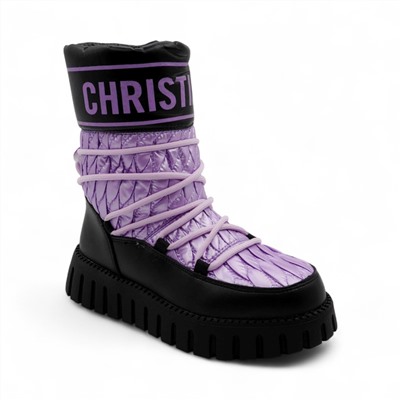 Дутики А5050-17 фиолетовые п/п