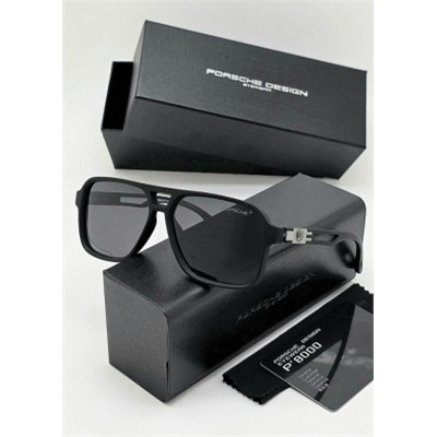 Набор мужские солнцезащитные очки, коробка, чехол + салфетки #22892509