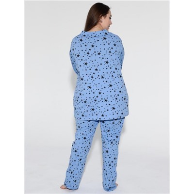 Пижама "Звезда" голубой
