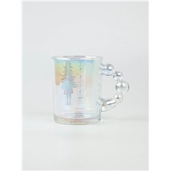 Кружка новогодняя стеклянная «Мечтать», 350 мл, голография