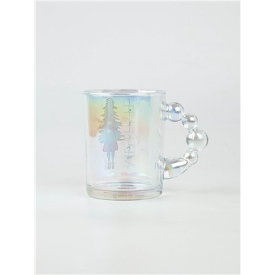 Кружка новогодняя стеклянная «Мечтать», 350 мл, голография
