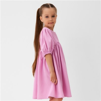Платье детское KAFTAN, размер 28 (86-92 см), розовое