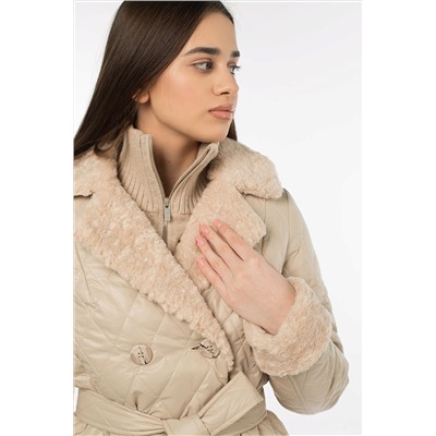 05-2064 Куртка женская зимняя (пояс)