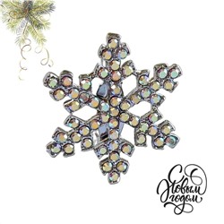 Брошь Снежинка