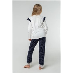 костюм домашний 25-02 (Белый/синий)