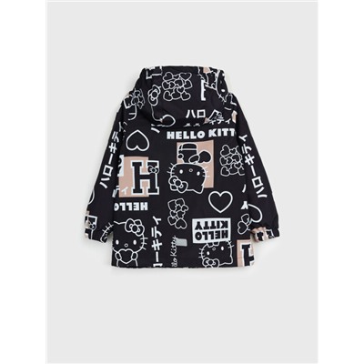 Куртка текстильная с полиуретановым покрытием для девочек (ветровка)