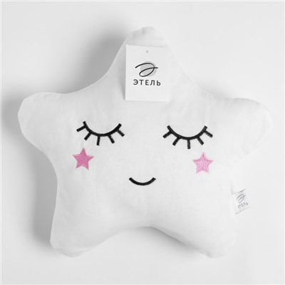 Подушка декоративная «Этель. Звездочка белая», 36×39 см, велюр