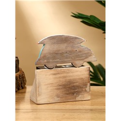 Календарь настольный «Машинка», 11×5×14 см, дерево