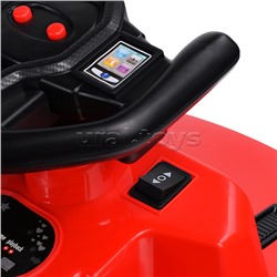 Электромобиль детский "Джип" (цвет красный)