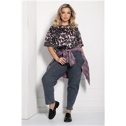 Джинсы Ты на высоте (мокрый асфальт) Б12709-4