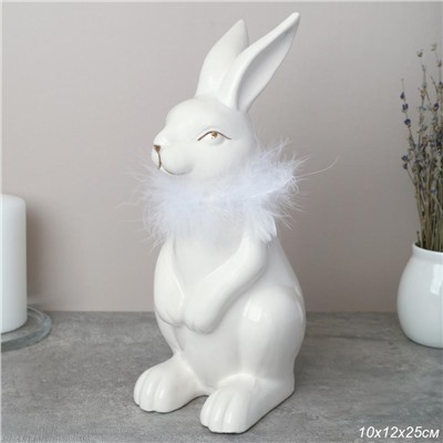 Статуэтка Кролик 24 см / FP23200 /уп 12/24/ фарфор
