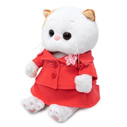 Кошка Ли-Ли BABY в коралловом костюмчике