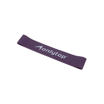 Фитнес-резинка ONLYTOP, 30×5×0.11 см, нагрузка 10 кг, цвет МИКС