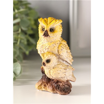 Фигурка «Сова с совенком», 9.5×6×8 см, МИКС