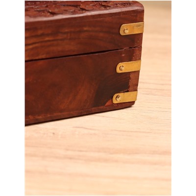 УЦЕНКА Шкатулка «Слоник», 15×10×6 см, дерево