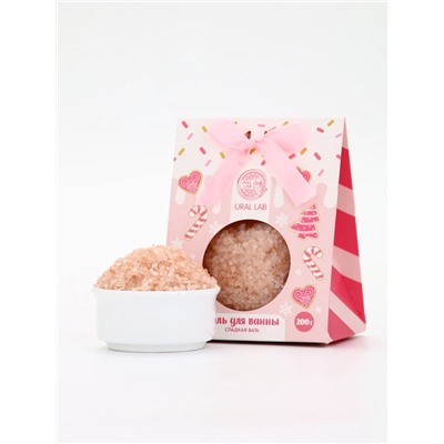 Соль для ванны, 200 г, аромат сладкая вата, URAL LAB