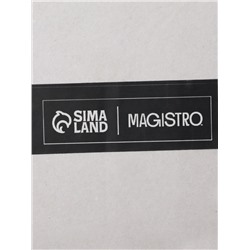 Стаканы Magistro «Грани», 450 мл, 7×13.8 см, набор 2 шт., стекло, прозрачные