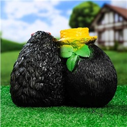 Садовая фигура из гипса «Ёжики признание в любви», 29×22 см