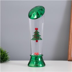 Лава лампа «Елка» LED 3хААА, USB зеленый 6.5×6.5×23.7 см