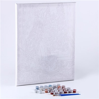 Картина по номерам на холсте с подрамником «Зимние каникулы» 40×50 см