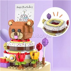 Конструктор "С Днём рождения" 272 дет., в коробке