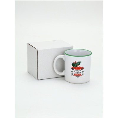 УЦЕНКА Кружка керамическая новогодняя «Чудес в новом году», 340 мл