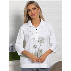 Блуза Сны луговых эльфов (белая) Б15288-18М