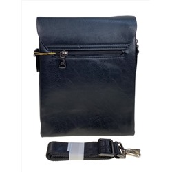 Сумка мужская из натуральной кожи, цвет черный