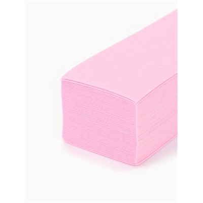 Полоски для депиляции, 20 × 7 см, 100 шт, розовые
