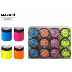 Точилка пластиковая с контейнером "DRUM 2" 2 отверстия M-3023 Mazari