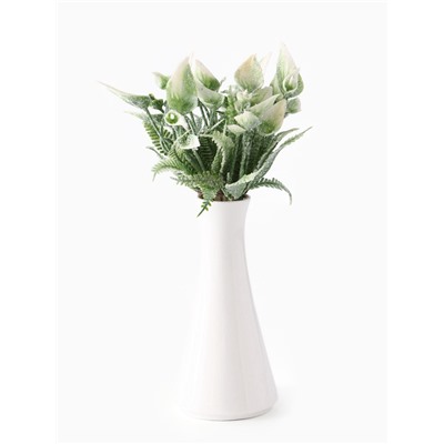 Еловая ветка декоративная «Зимнее волшебство. Сальвия блеск», 13 см