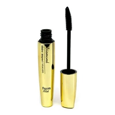 FarmStay Ультрачерная водостойкая тушь с эффектом глянца Diamond Shine Impact Mascara