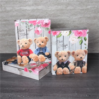 Фотоальбом 200 фото 10х15 Мишки / 9530 /уп 36/