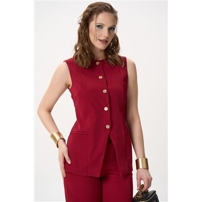 Жилет Дарси (бордовый)