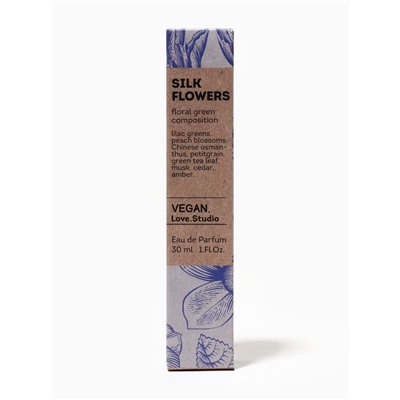 Парфюмерная вода женская Vegan Love Studio Silk Flowers, 30 мл