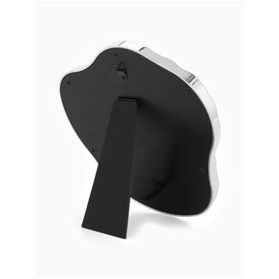 Зеркало настольное «Волны», декоративное, 20.5×21.5 см, (15×16 см), цвет серебряный