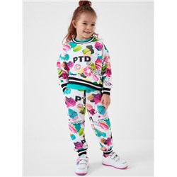 Комплект трикотажный для девочек: толстовка, брюки