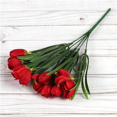 Цветок искусственный Букет тюльпанов 34 см 6 веток / NT596 /уп 600/