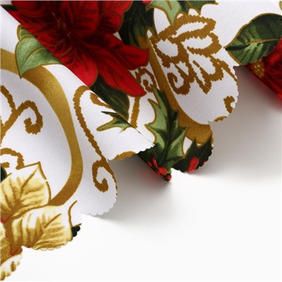 Дорожка «Доляна. Праздничные украшения», 40×145 см, 100% п/э, 140 г/м²