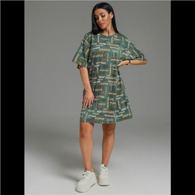 Платье-футболка Вега (Хаки)