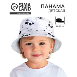 Панама «Пандочки» р-р 48-50 см
