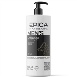 EPICA Мужской шампунь с кондиционирующим эффектом и маслом апельсина 1000 мл