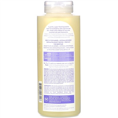 The Honest Company, Truly Calming Bubble Bath, Lavender, 12.0 fl oz (355 ml)