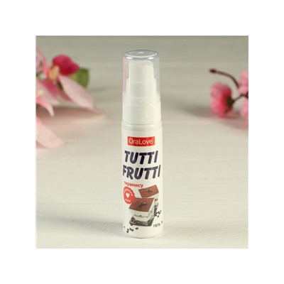 Гель-смазка TUTTI-FRUTTI OraLove Тирамису, на водной основе, съедобная, 30 мл