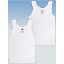 2214-01 Майка для мальчиков белая (BAYKAR)