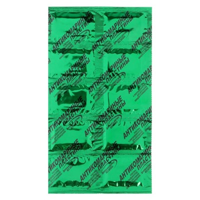 Пластины от комаров Оборонхим без запаха, зеленые, 10 шт