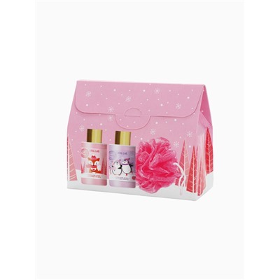 УЦЕНКА URAL LAB Набор «Мечтай этой зимой», два геля для душа, 2×100 и мочалка для тела