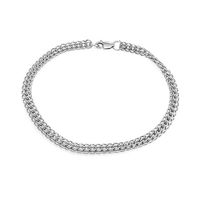 Браслет из серебра без вставки, ТР-питон2 0,5 а/г