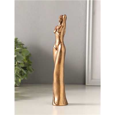 Фигурка гипс «Эстетика», 19×3×4 см, под бронзу